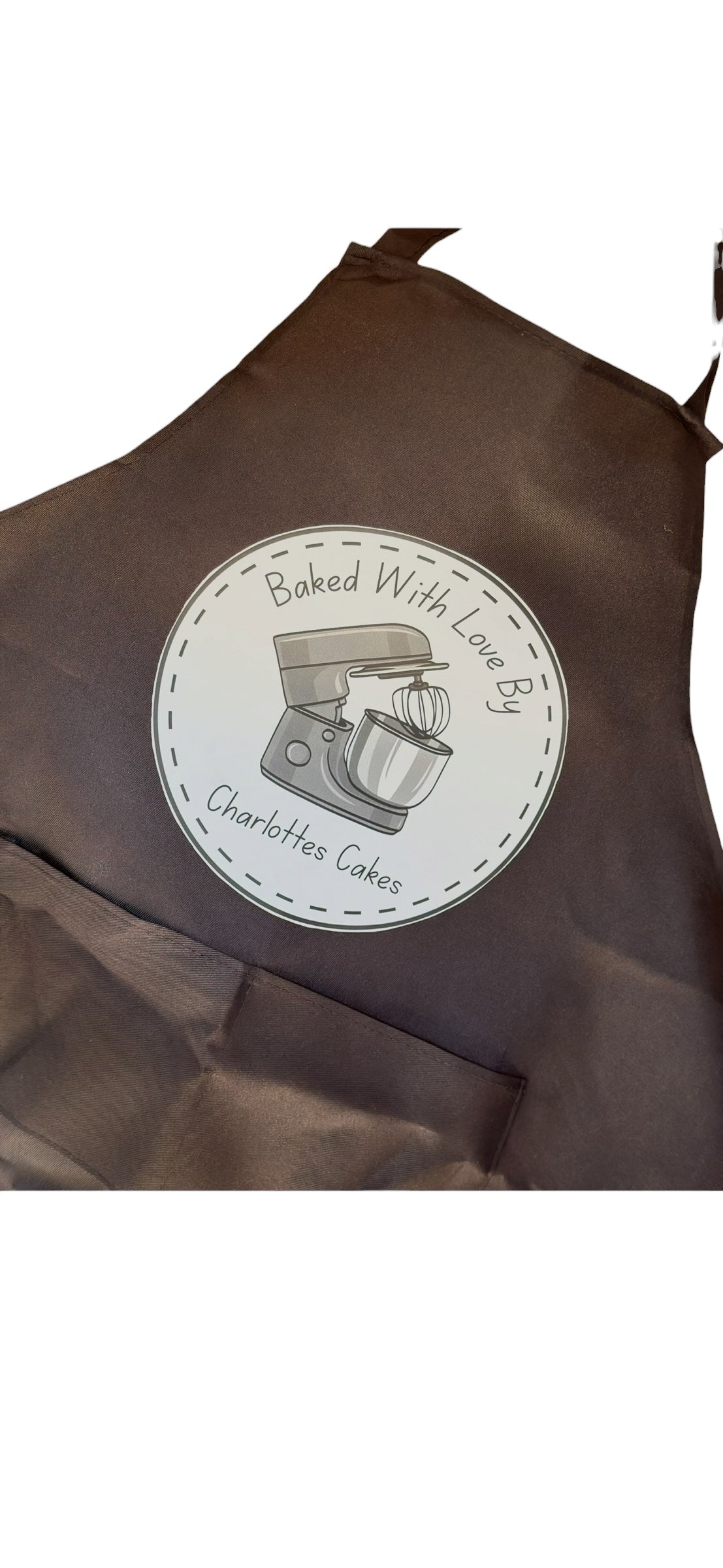 Custom Branded Aprons with Pocket – Adjustable Strap – Personalised Logo Apron for Small Business, Salon, Cafe, Content Creators