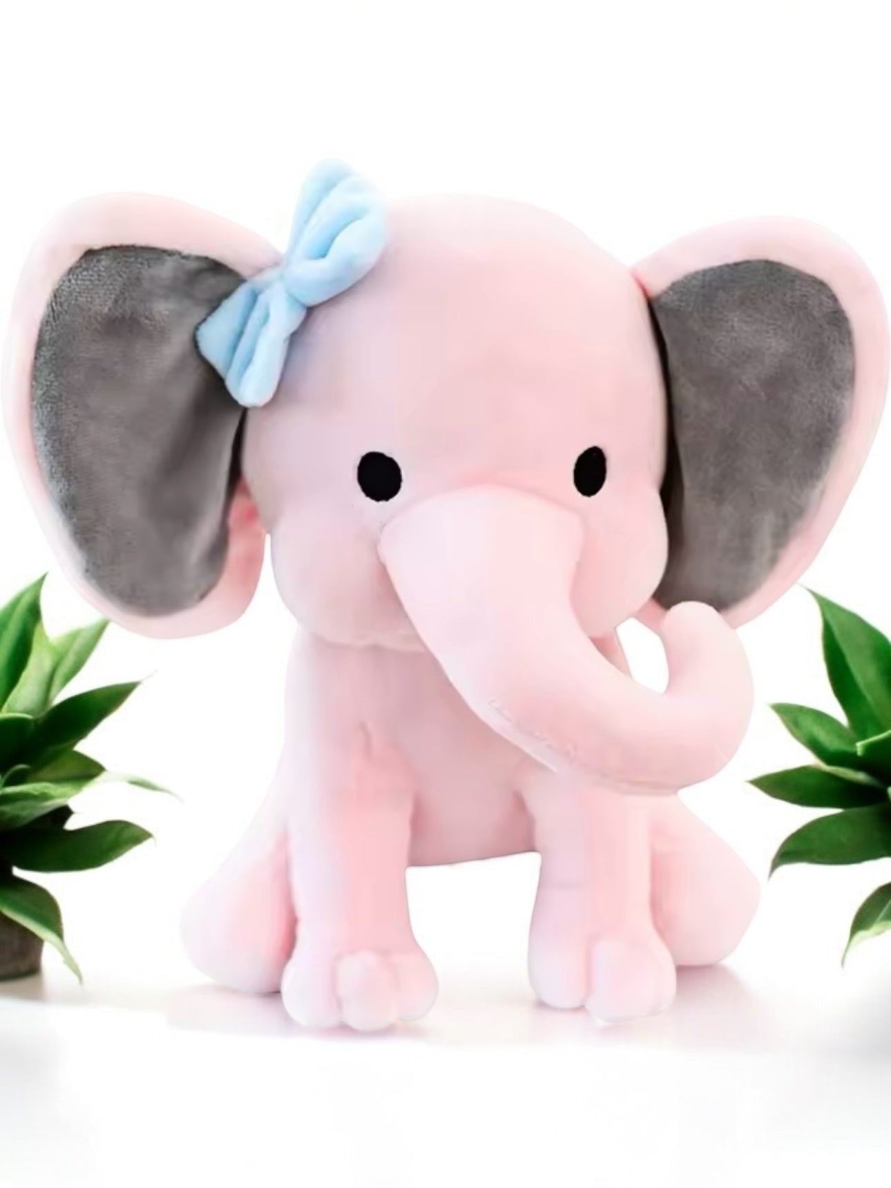 Personalised elephant plushy toy super soft cute gift