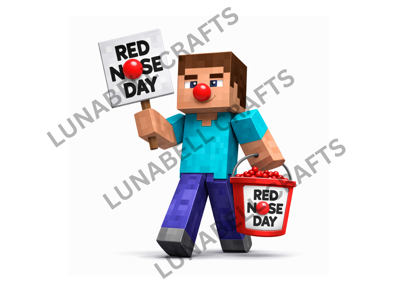 Kids character Red Nose Day Tshirt