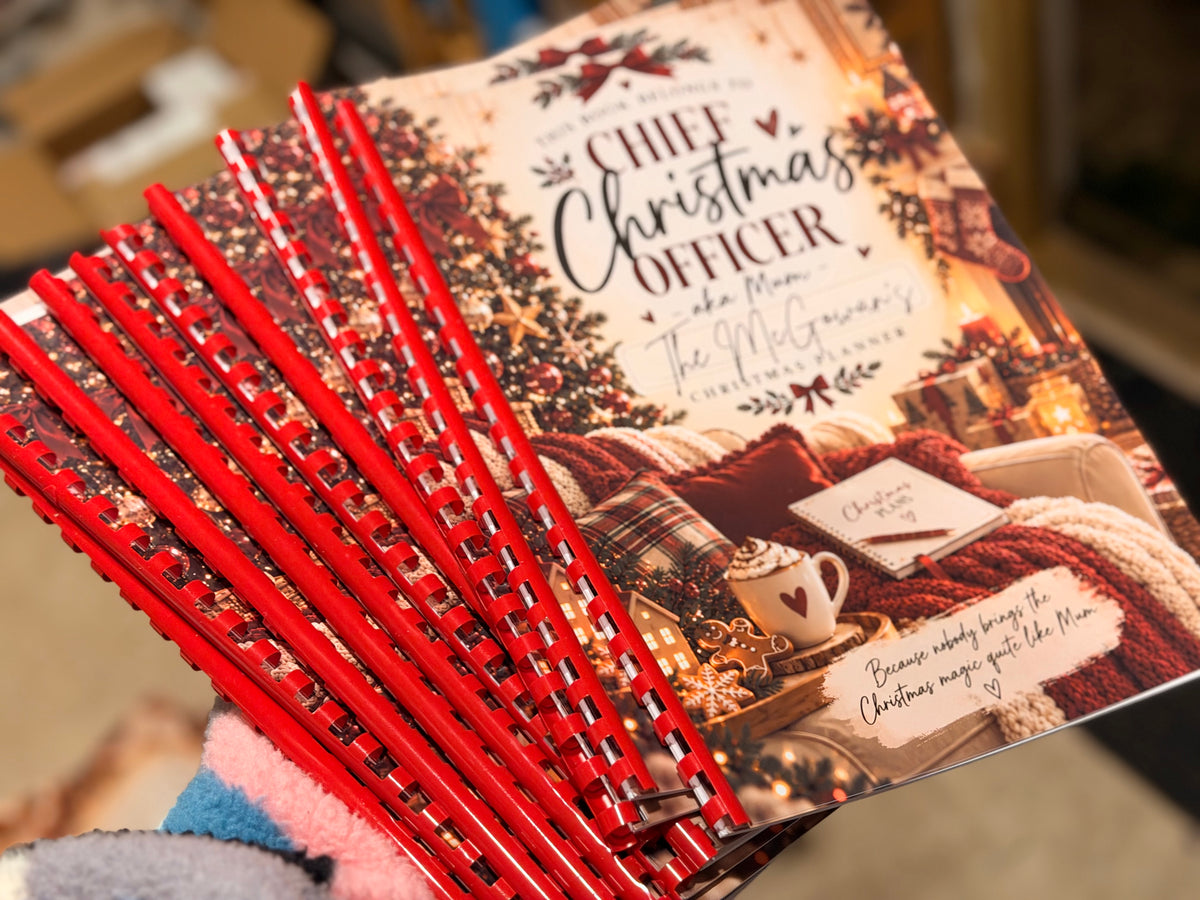 Personalised Mum’s Christmas Planner Binder – 13 page christmas organiser