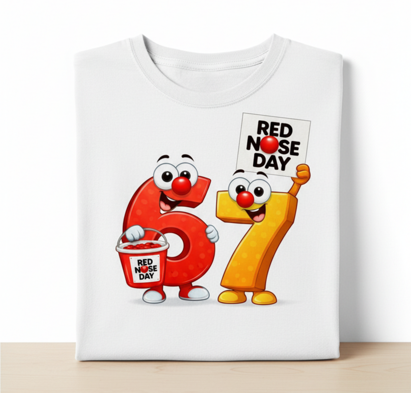 Kids character Red Nose Day Tshirt