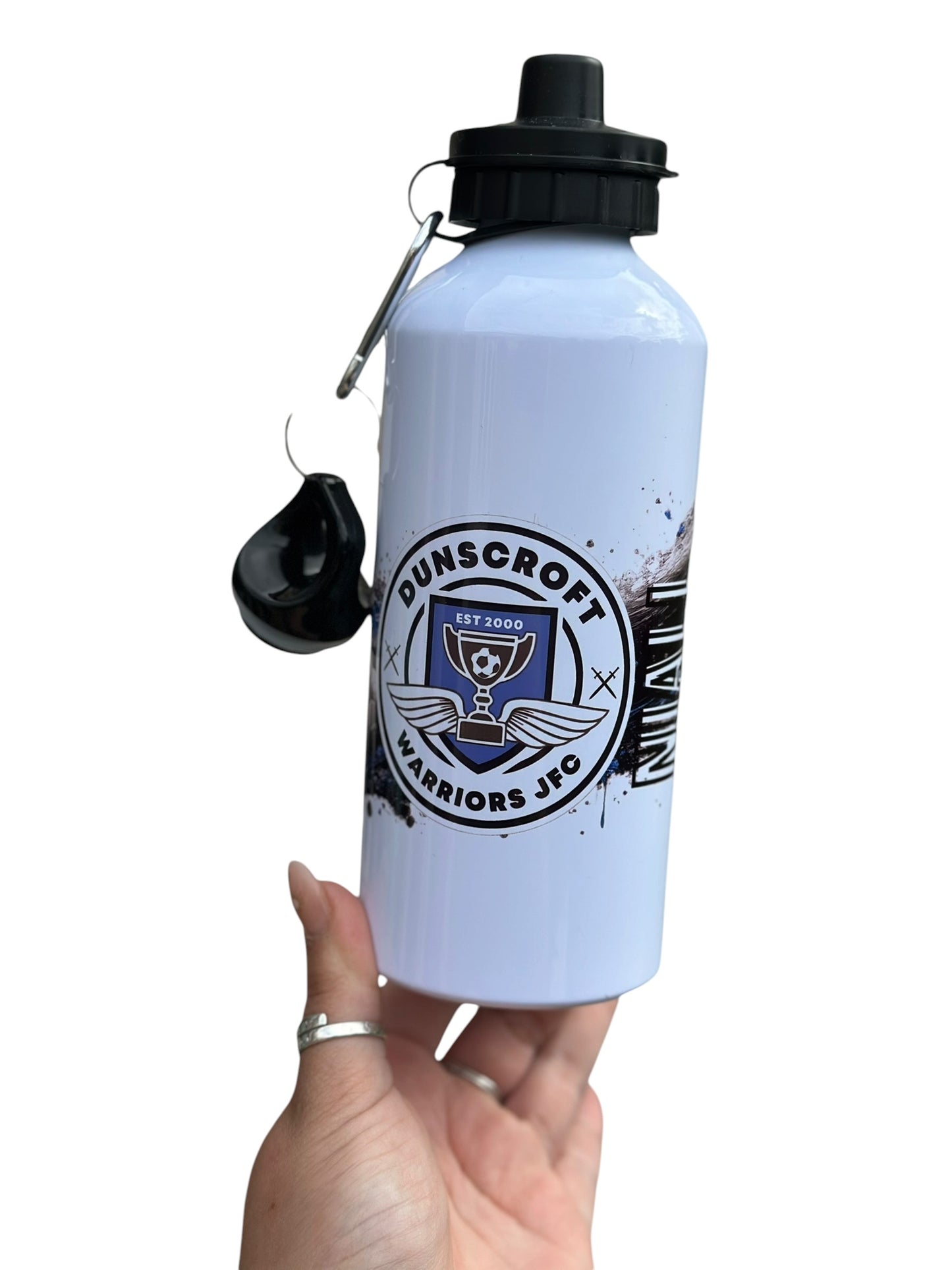 Custom Football Team Water Bottle | Personalised Sports Bottle | Football Fan Gift | Custom Team Logo Bottle | Kids Sports Water Bottle