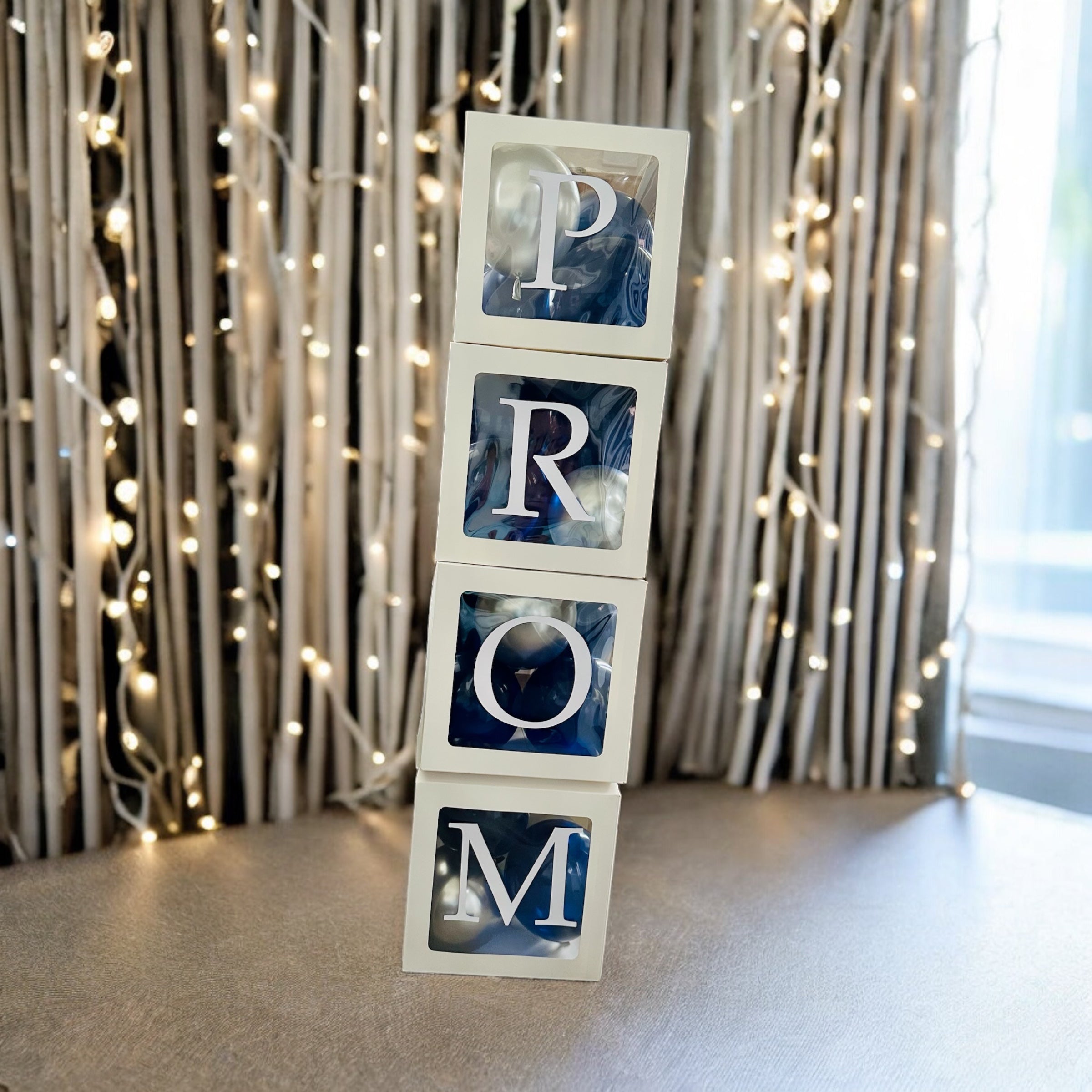 4pcs Prom stack balloon photo prop boxes – Lunabell Crafts