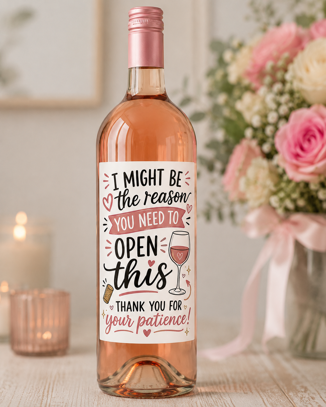 Funny Teacher Wine Bottle Labels | Teacher Thank You Gift Sticker | End of Term Teacher Appreciation | Mini Bottle Tag | Wine Label Only | No Bottle Included