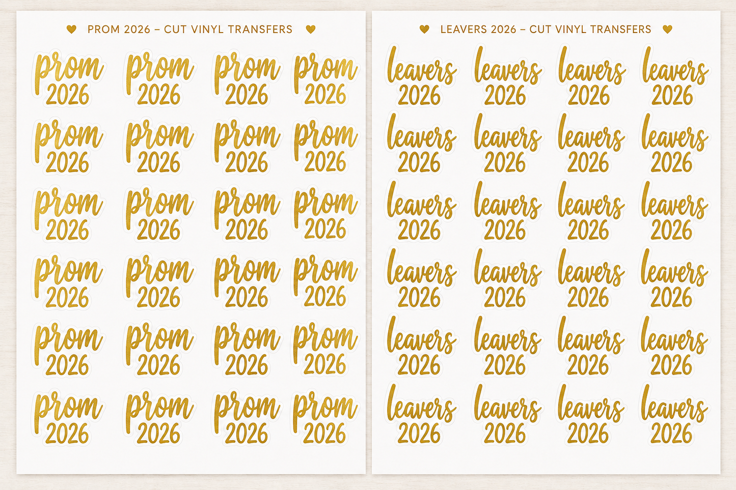Opportunity to Earn Bundle | 20 Leavers 2026 or Prom 2026 Glasses | DIY Vinyl Business Starter Pack | School Leavers Fundraiser | Craft Reseller Bundle