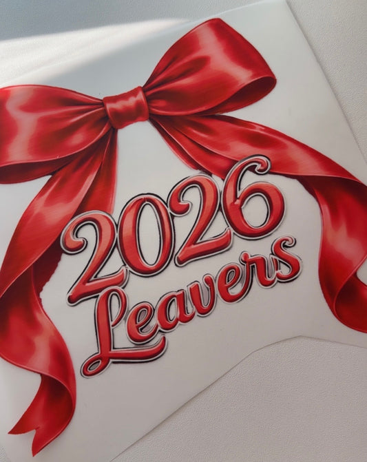 School Leavers 2026 DIY DTF Iron On Transfer | Pay What You Want