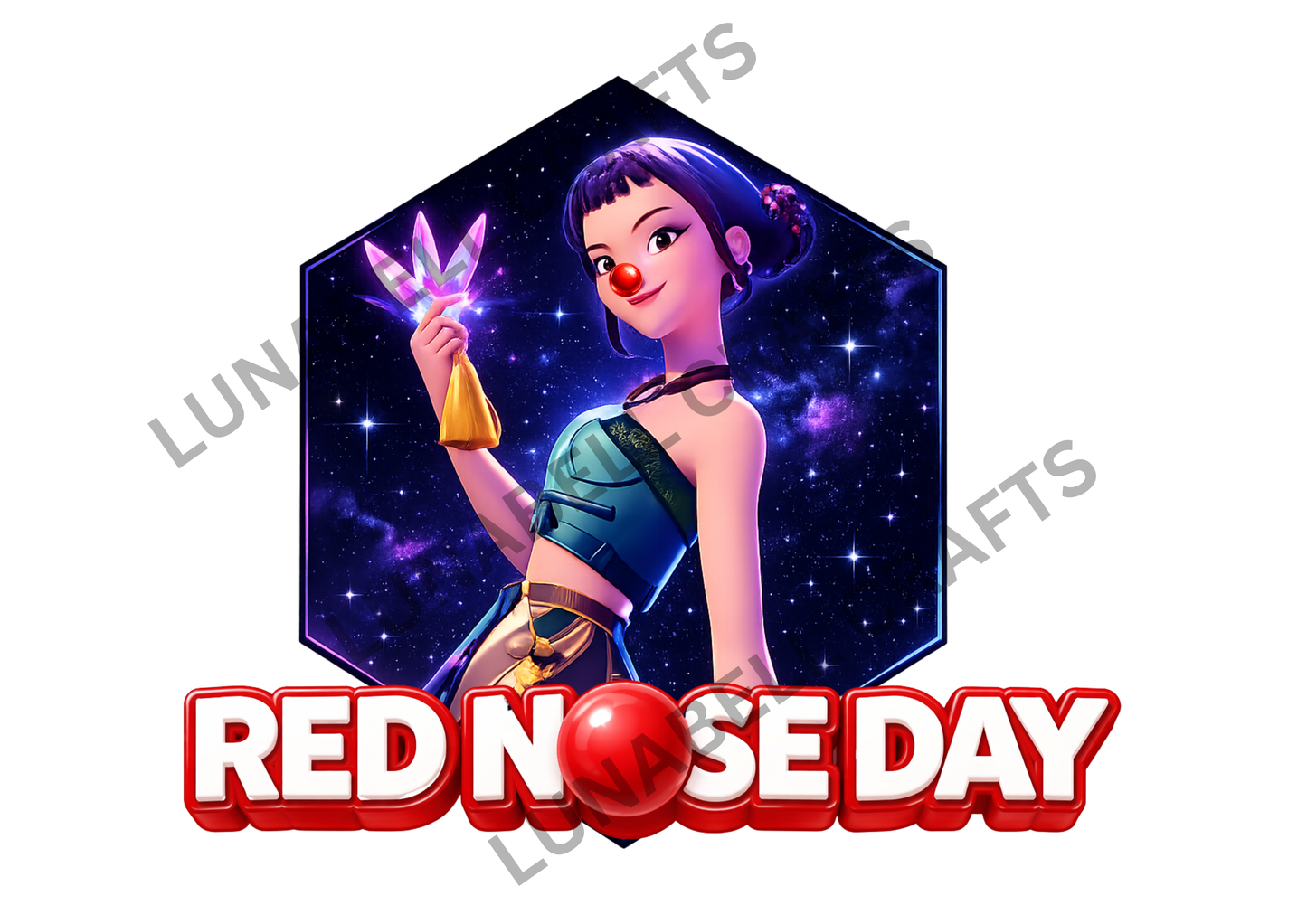 Kids character Red Nose Day Tshirt