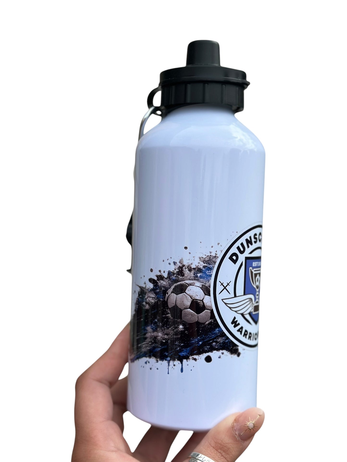 Custom Football Team Water Bottle | Personalised Sports Bottle | Football Fan Gift | Custom Team Logo Bottle | Kids Sports Water Bottle
