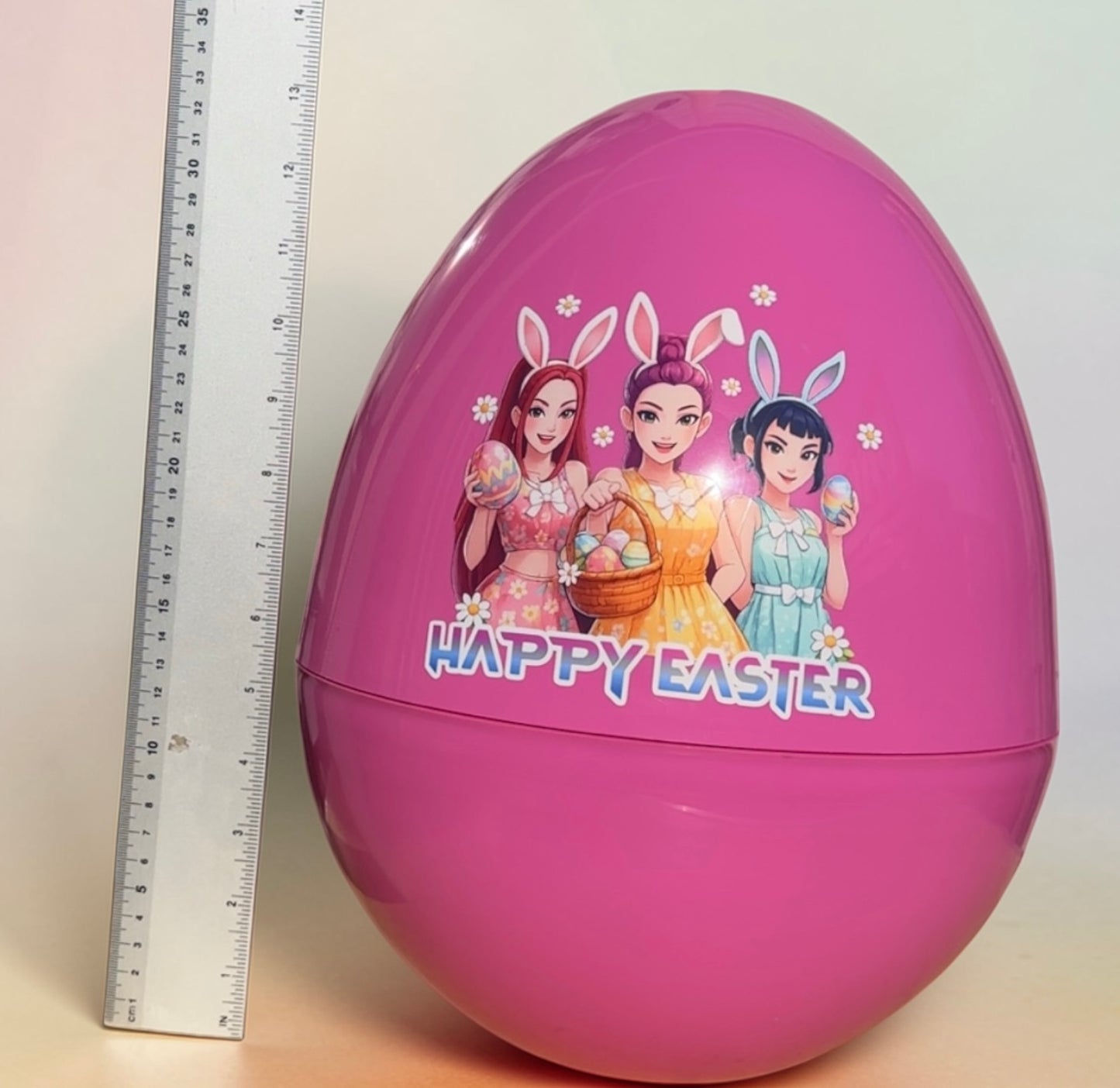 GIANT Personalised 14 inch KPOP theme fillable plastic egg
