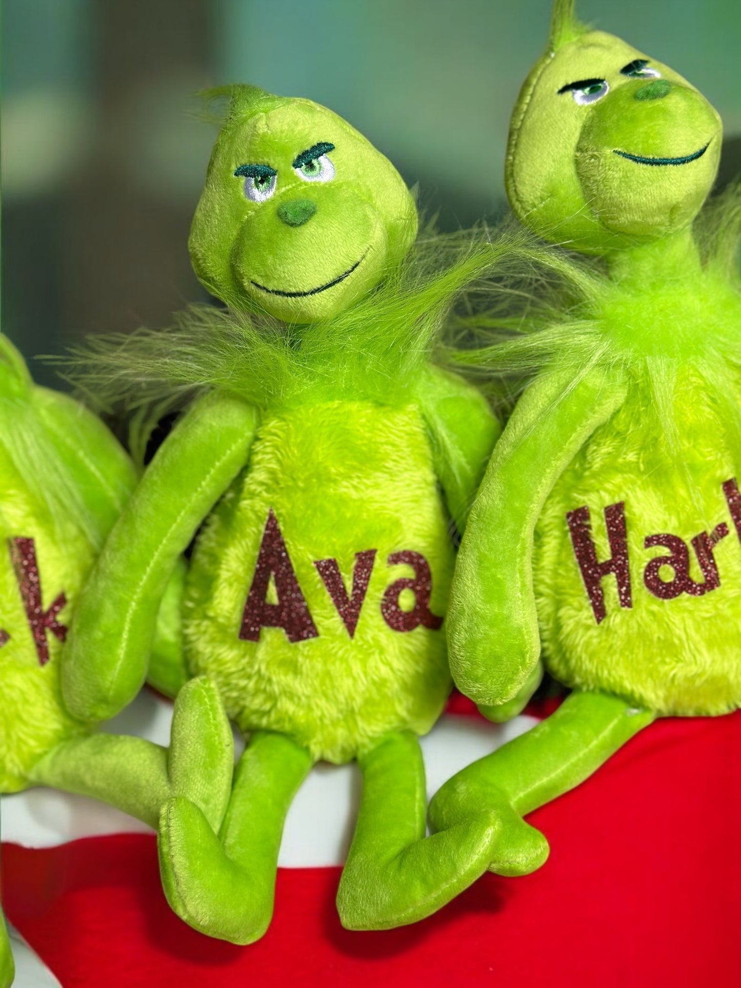 PERSONALISED GRINCH PLUSH TOY 30cm