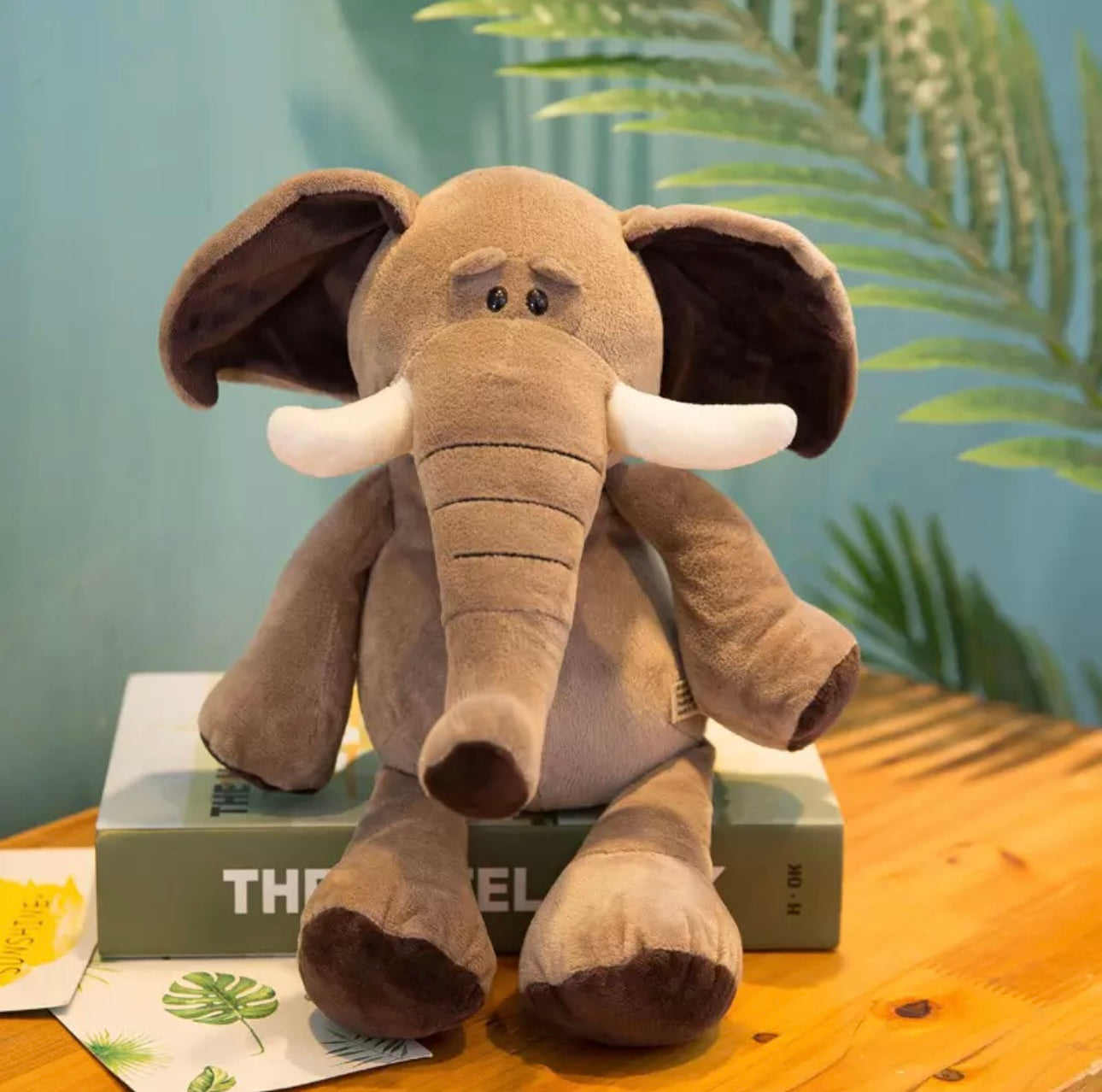 Soft plush safari themed animal toy