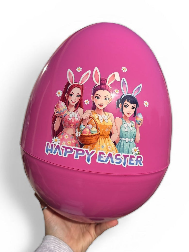 GIANT Personalised 14 inch KPOP theme fillable plastic egg