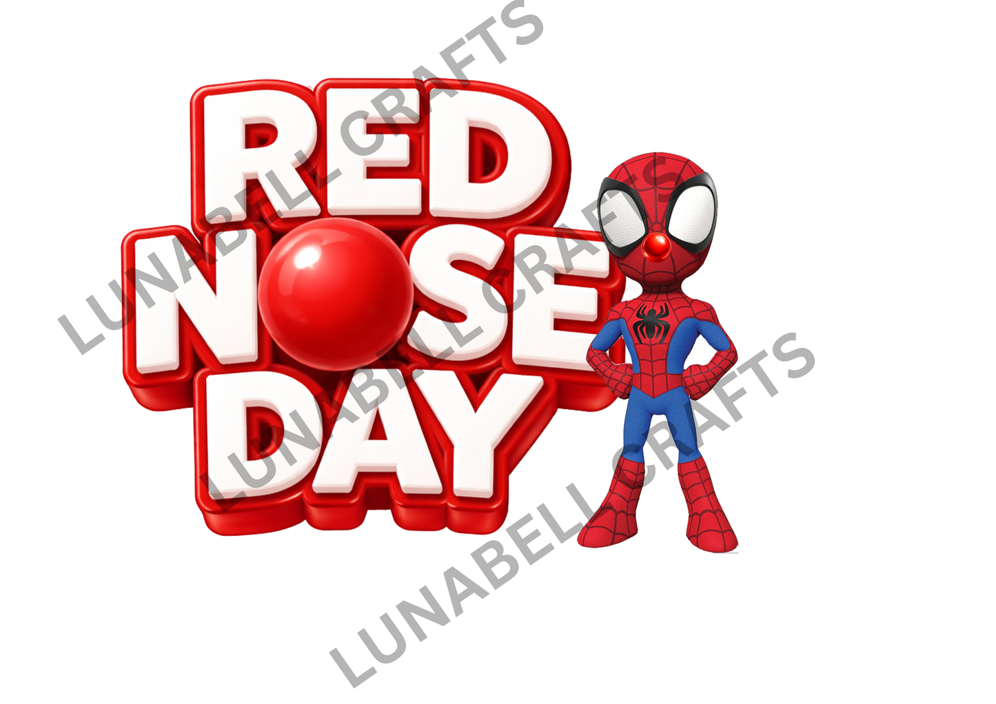 Kids character Red Nose Day Tshirt