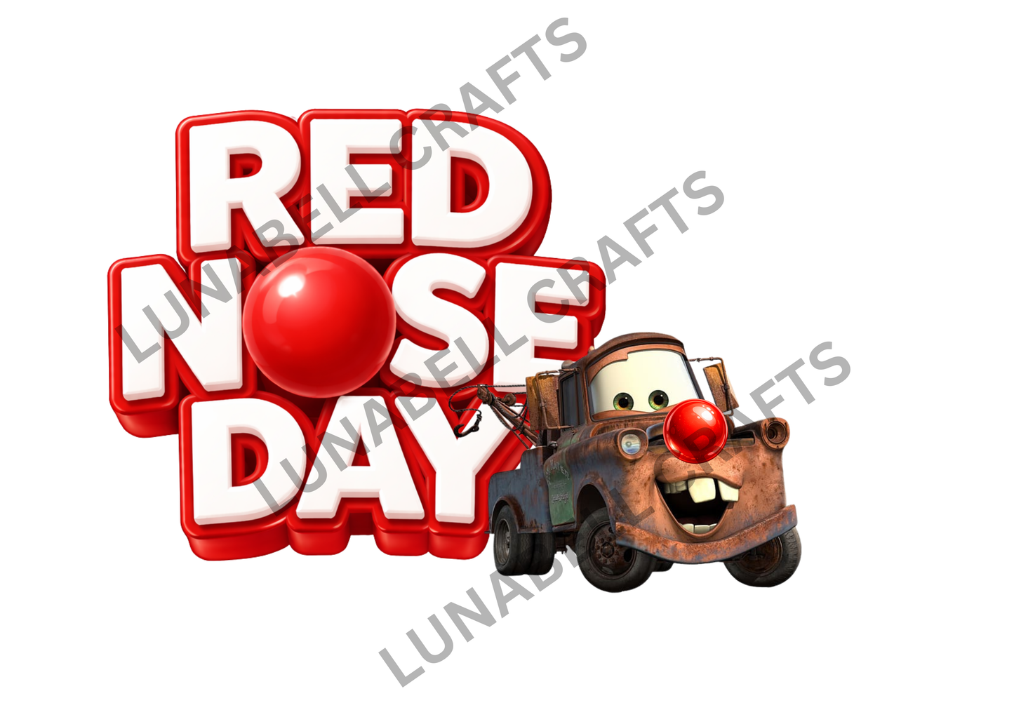 Kids character Red Nose Day Tshirt