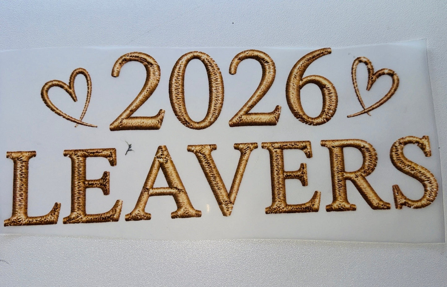 School Leavers 2026 DIY DTF Iron On Transfer | Pay What You Want