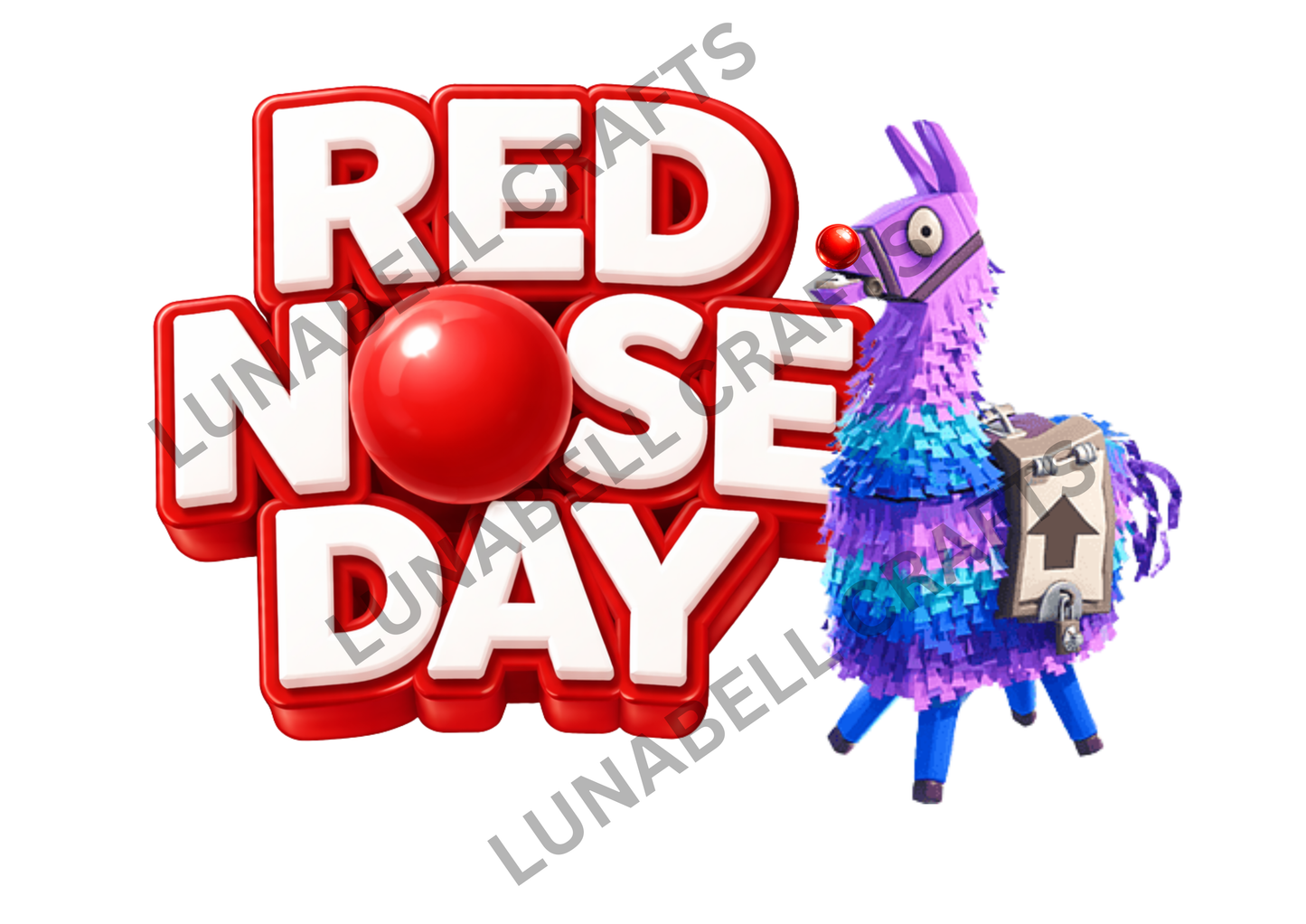 Kids character Red Nose Day Tshirt