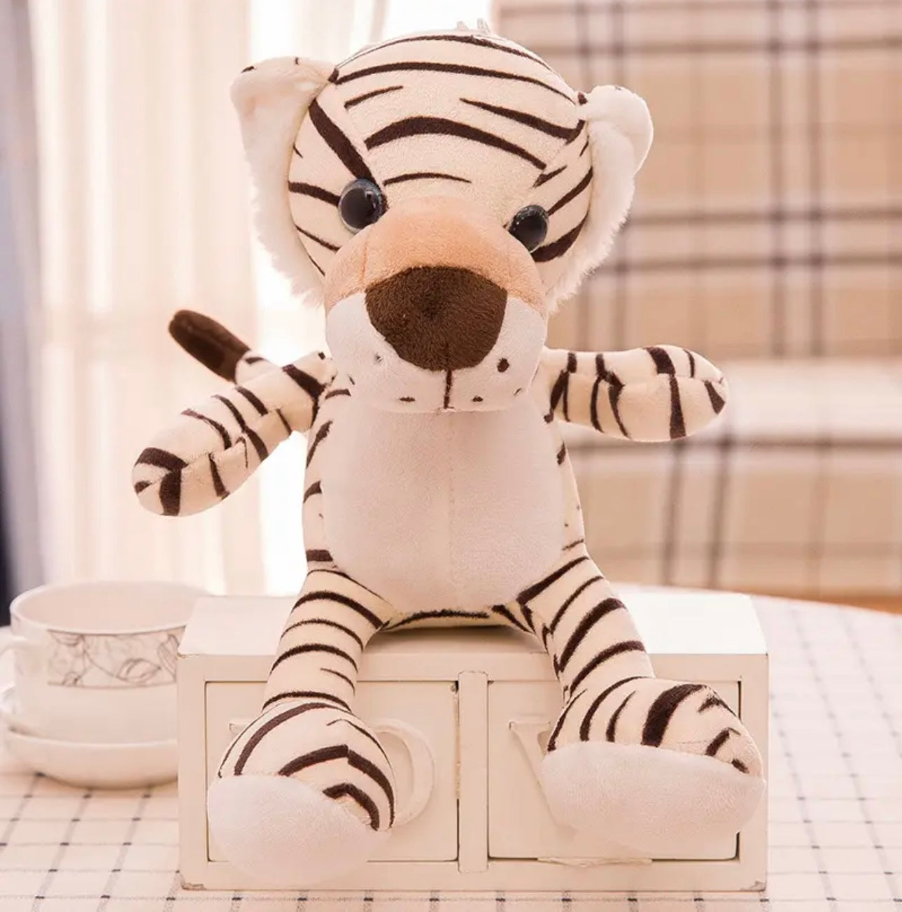 Soft plush safari themed animal toy