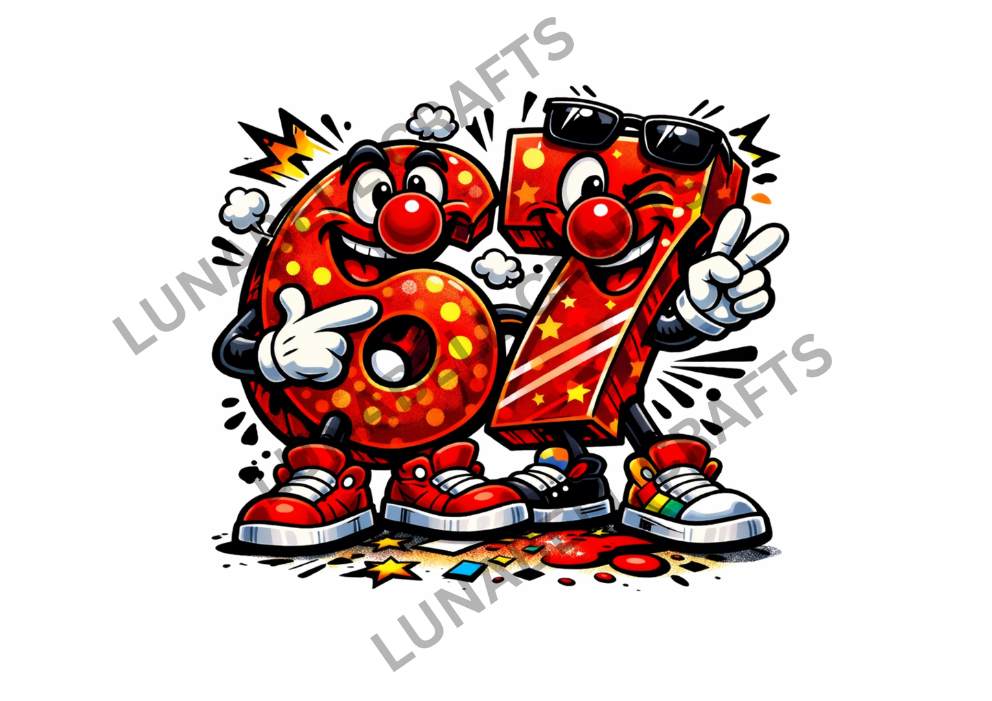 Kids character Red Nose Day Tshirt