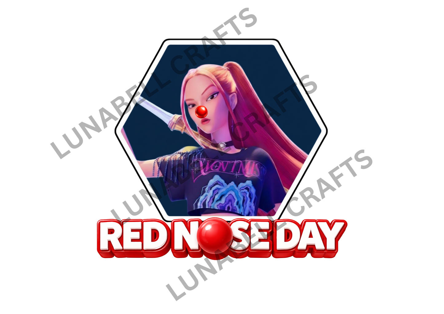 Kids character Red Nose Day Tshirt