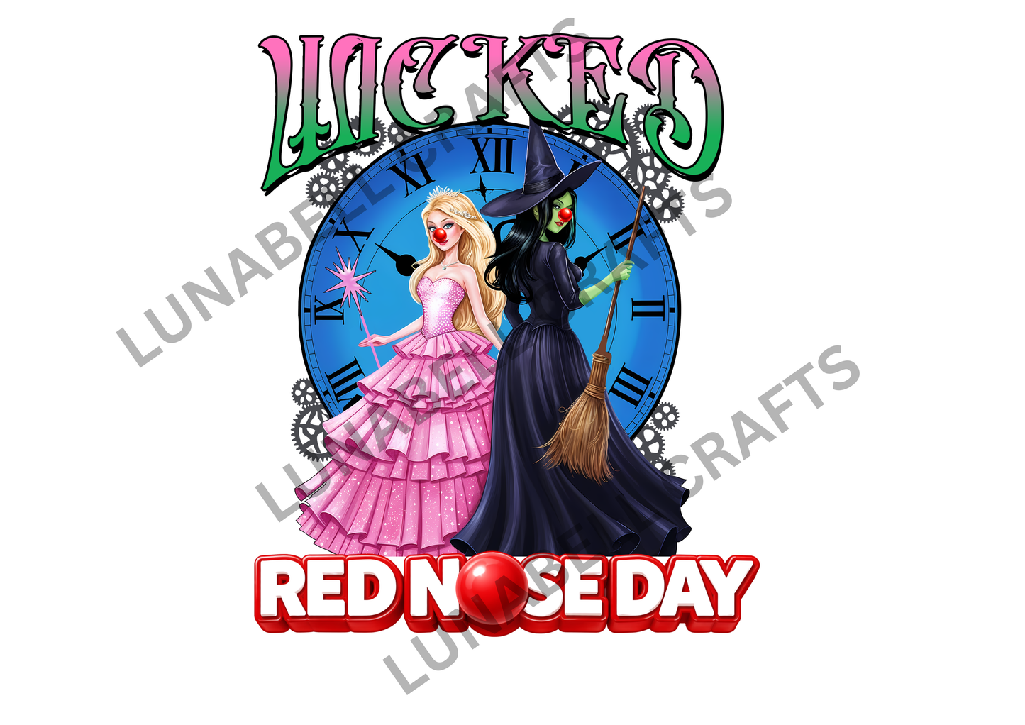 Kids character Red Nose Day Tshirt