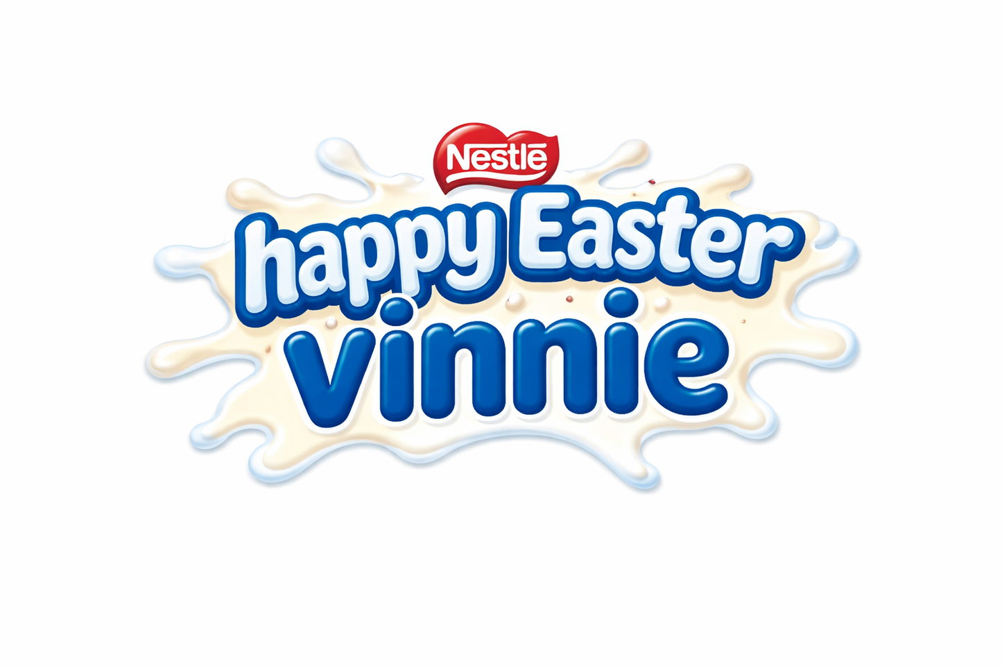 Personalised Matching Egg Sticker (14cm)