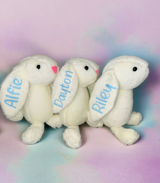 Soft cuddly personalised bunny 30cm