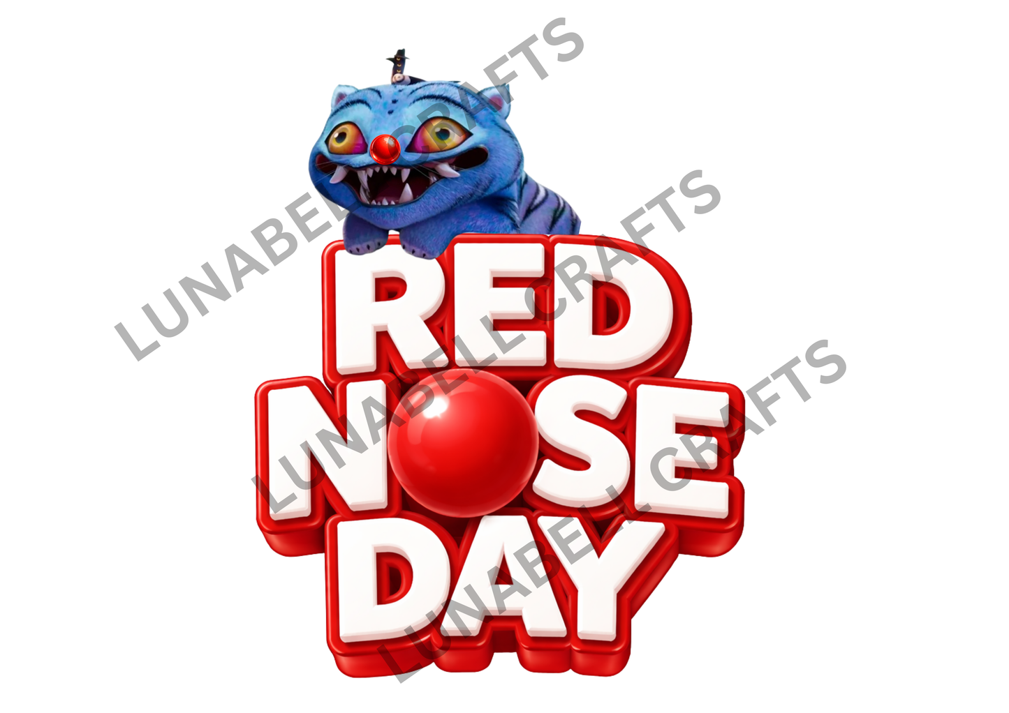 Kids character Red Nose Day Tshirt