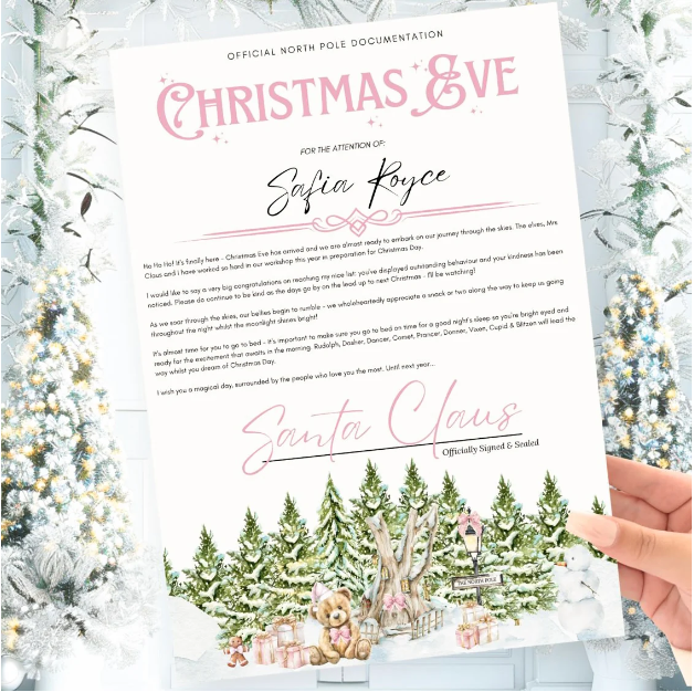 A4 CHRISTMAS EVE LETTER - NORTH POLE VILLAGE