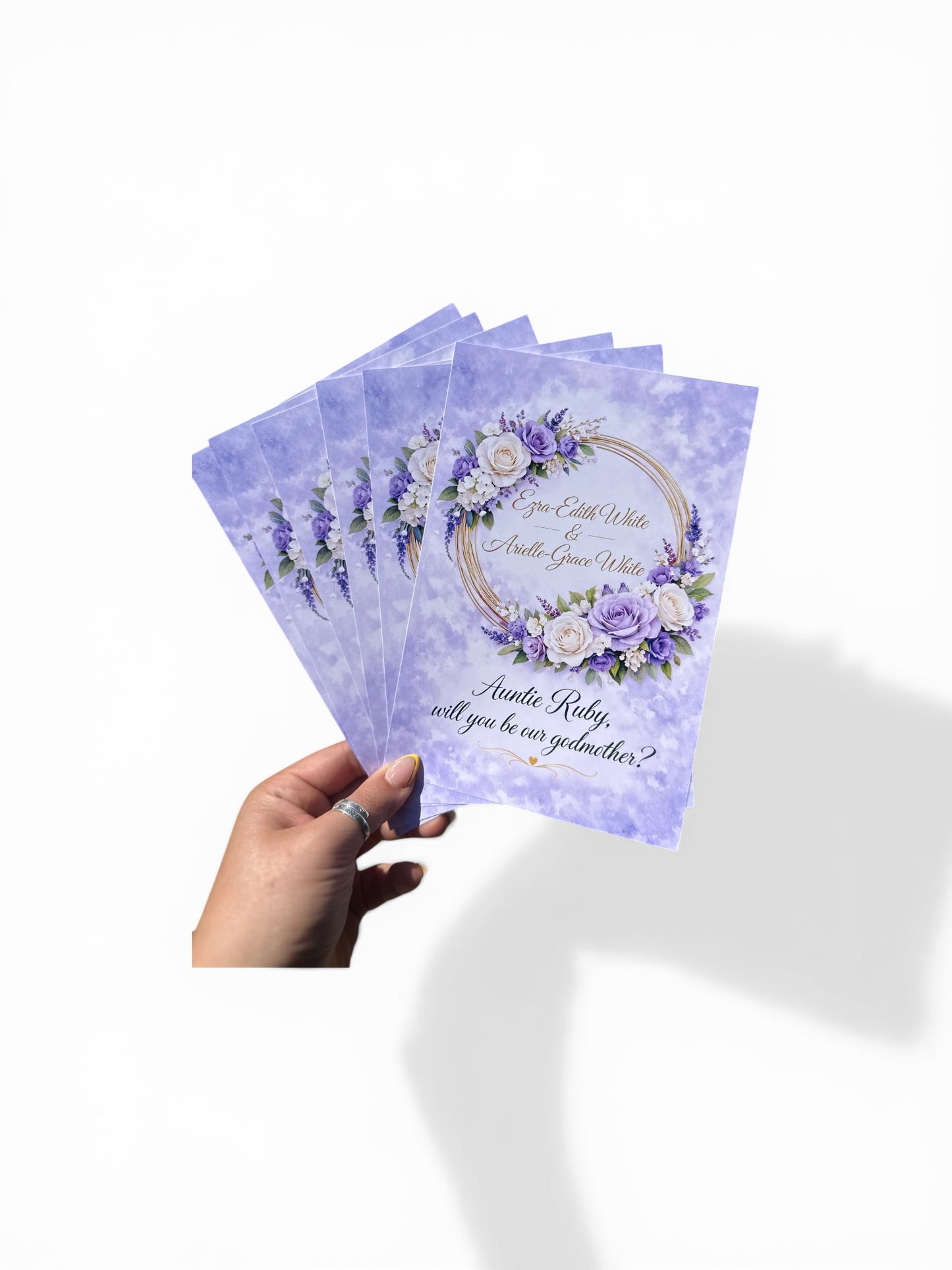 Custom made invites + design work. Packs of 10/15/20/25/30