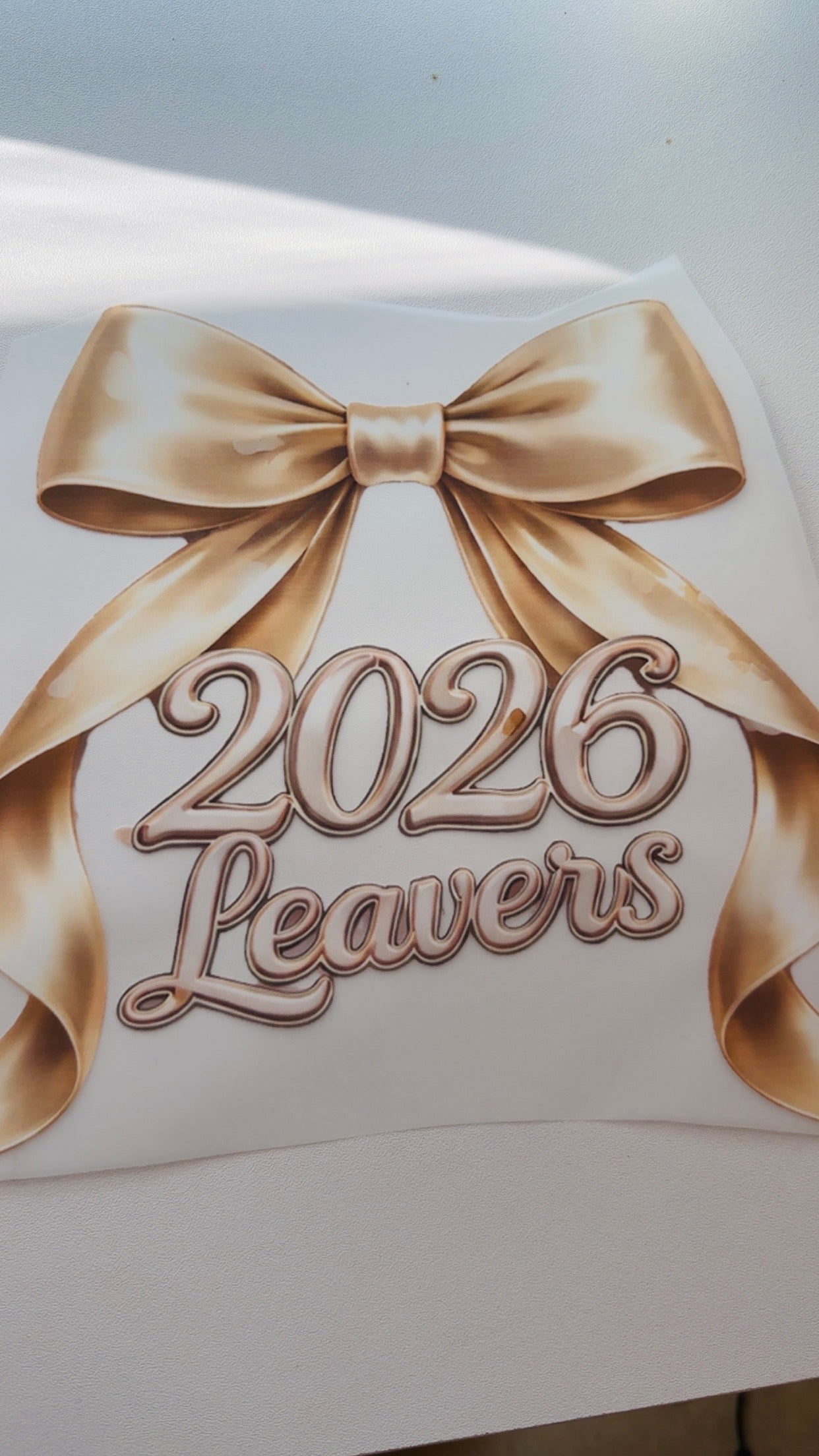 School Leavers 2026 DIY DTF Iron On Transfer | Pay What You Want