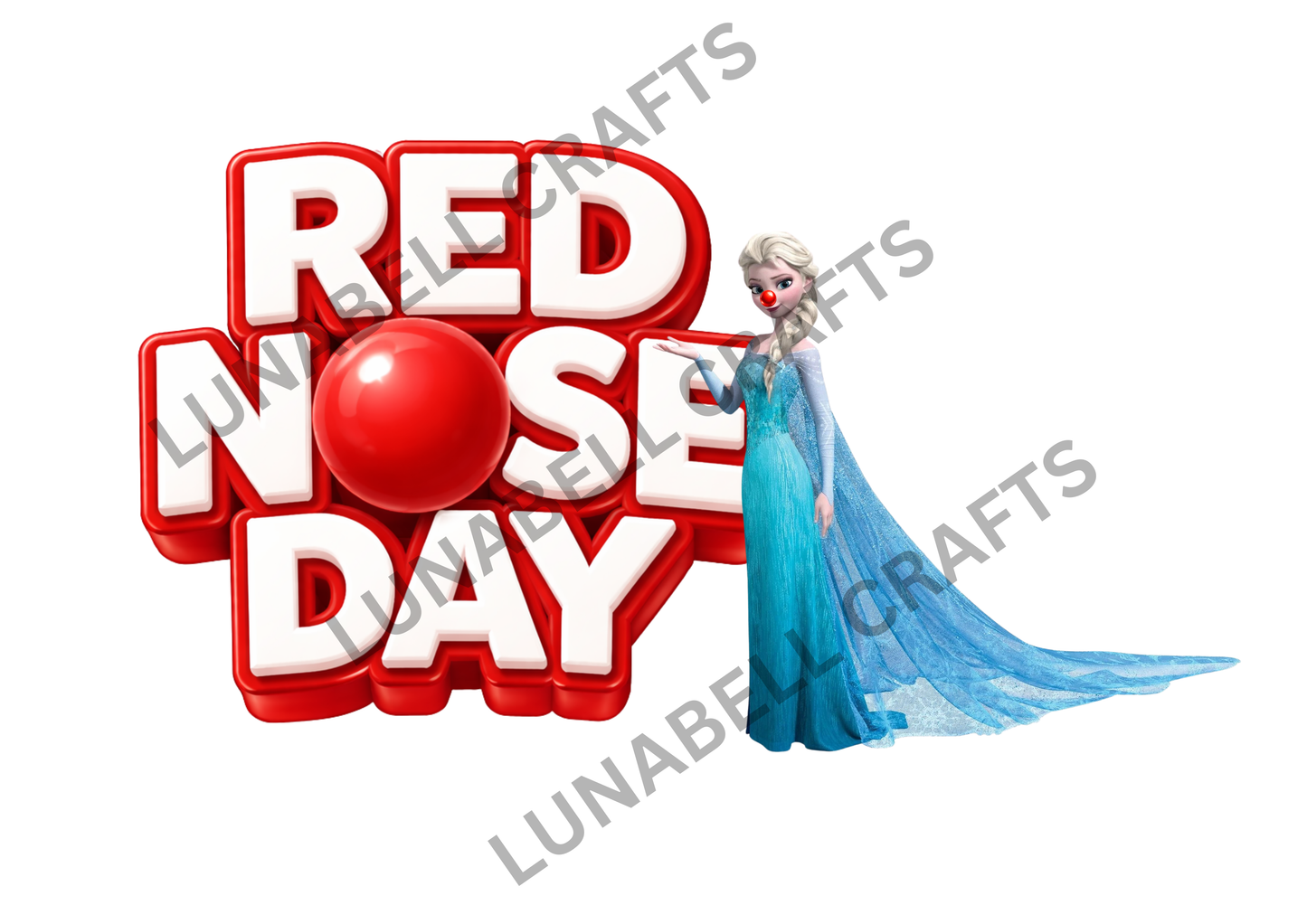 Kids character Red Nose Day Tshirt