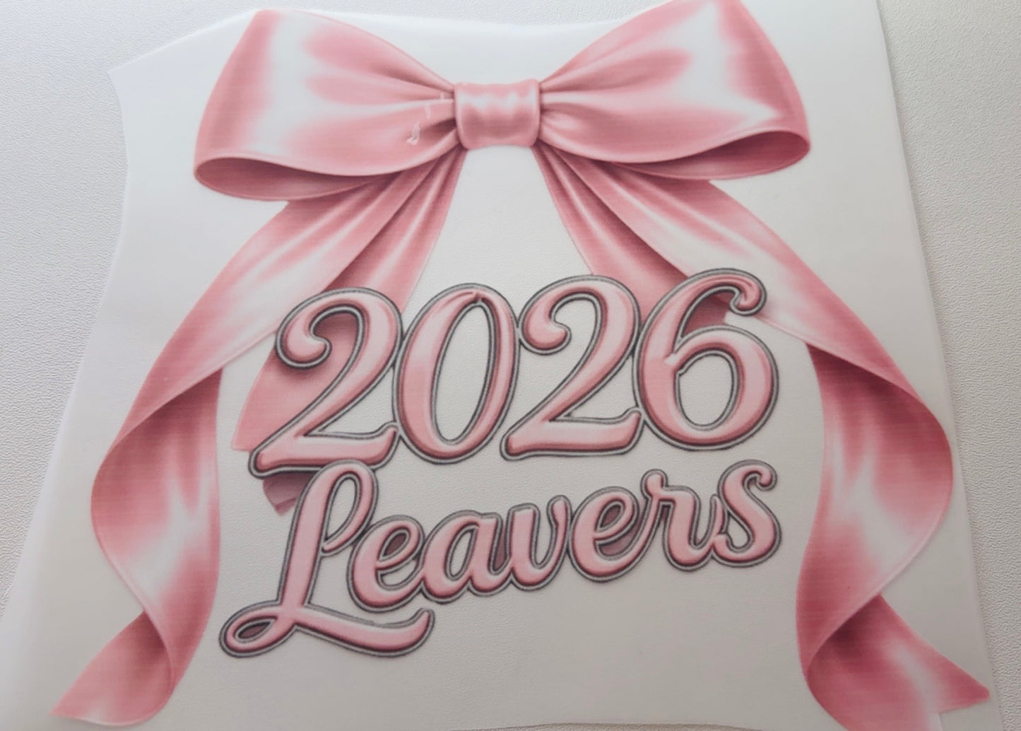 School Leavers 2026 DIY DTF Iron On Transfer | Pay What You Want