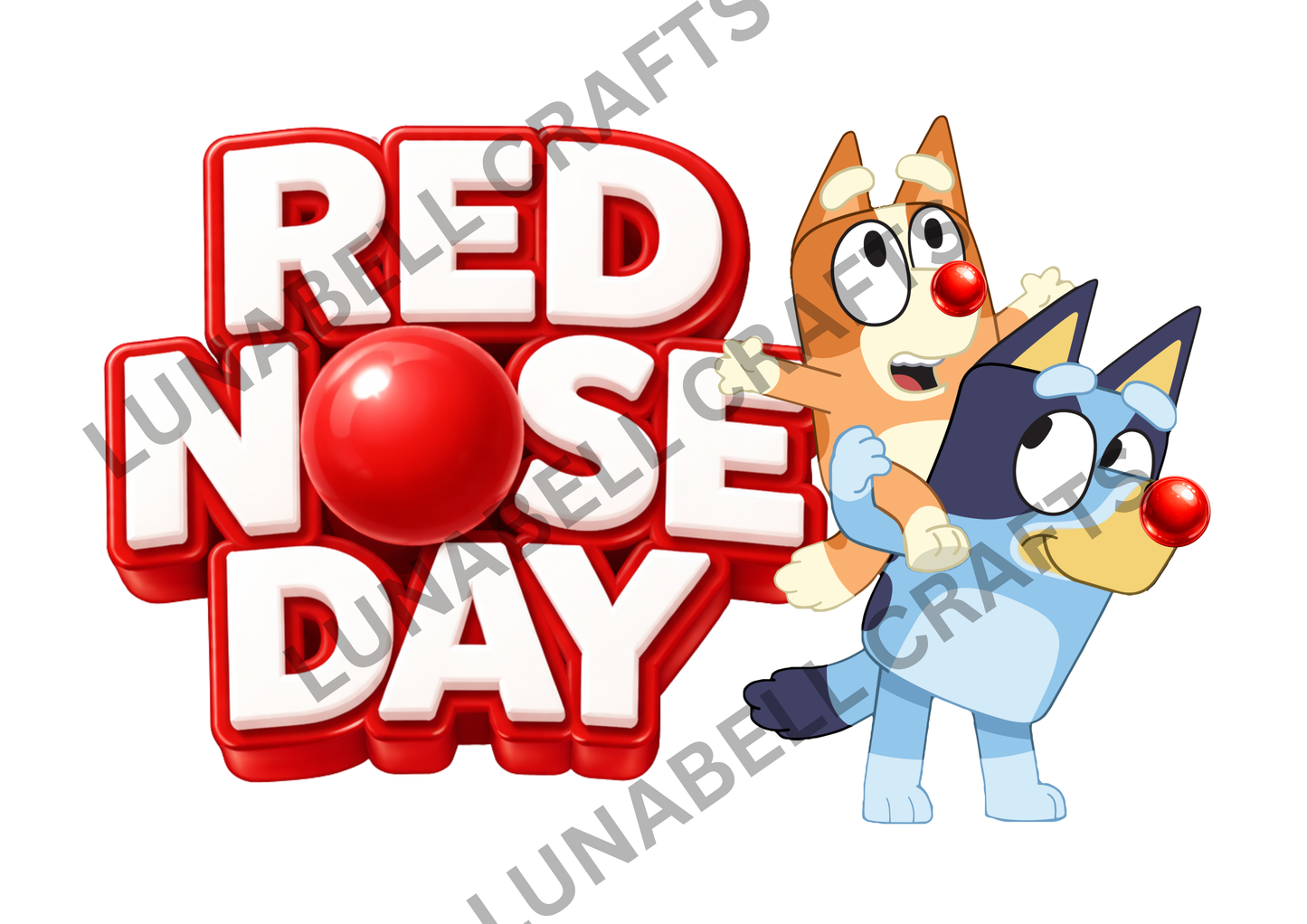 Kids character Red Nose Day Tshirt