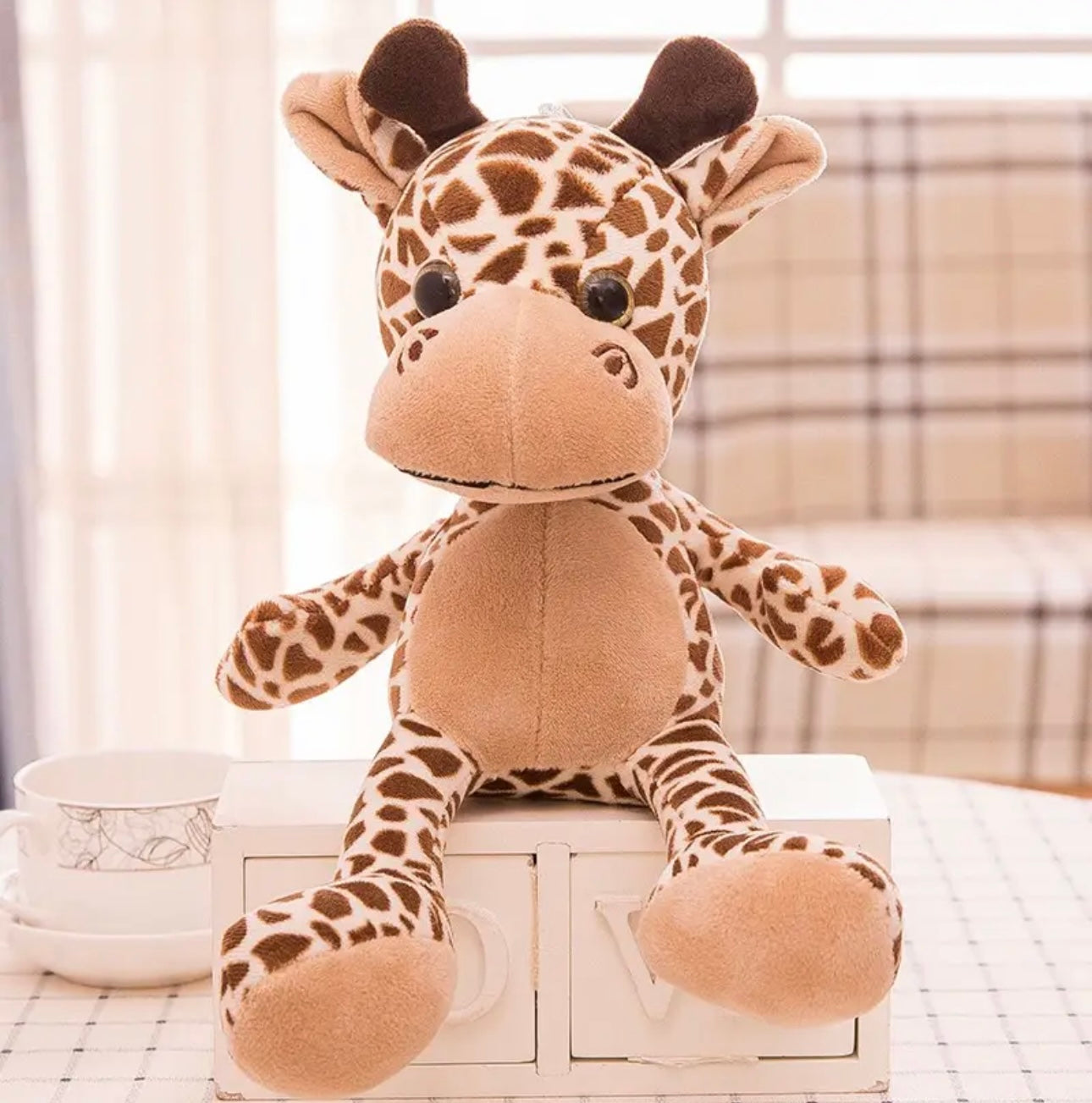 Soft plush safari themed animal toy