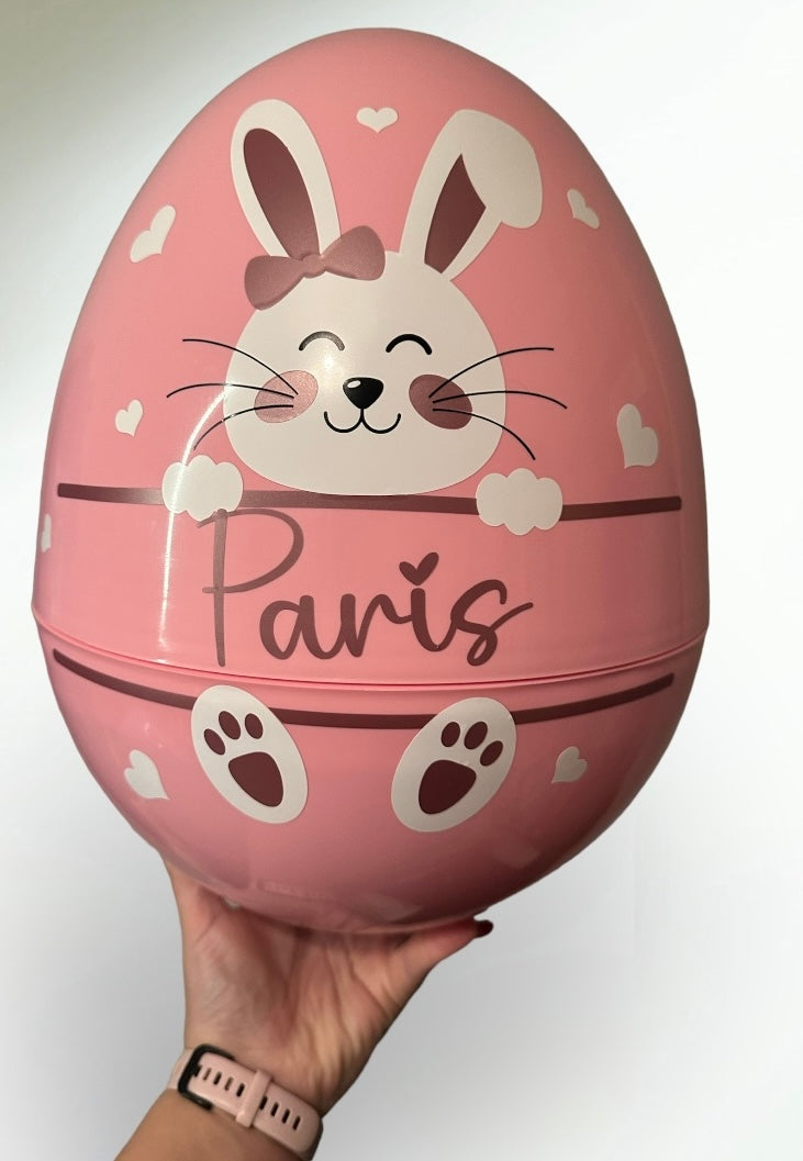 GIANT jumbo personalised fillable Easter egg gift 14 inch