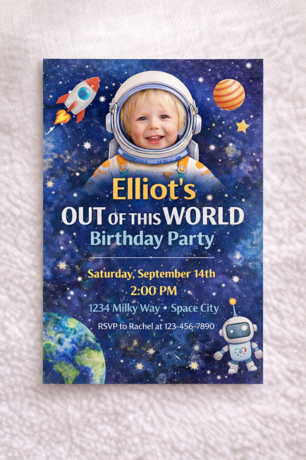 Custom made invites + design work. Packs of 10/15/20/25/30