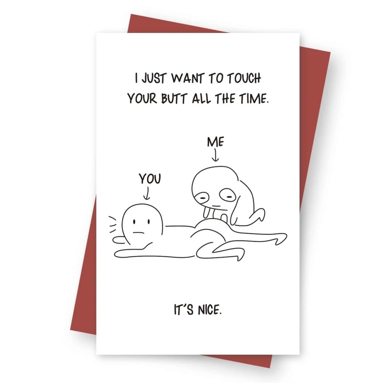 Valentines cards - cheeky naughty funny rude cards for couples gifts