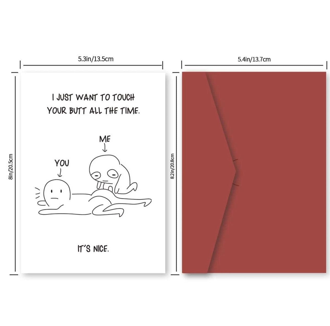 Valentines cards - cheeky naughty funny rude cards for couples gifts