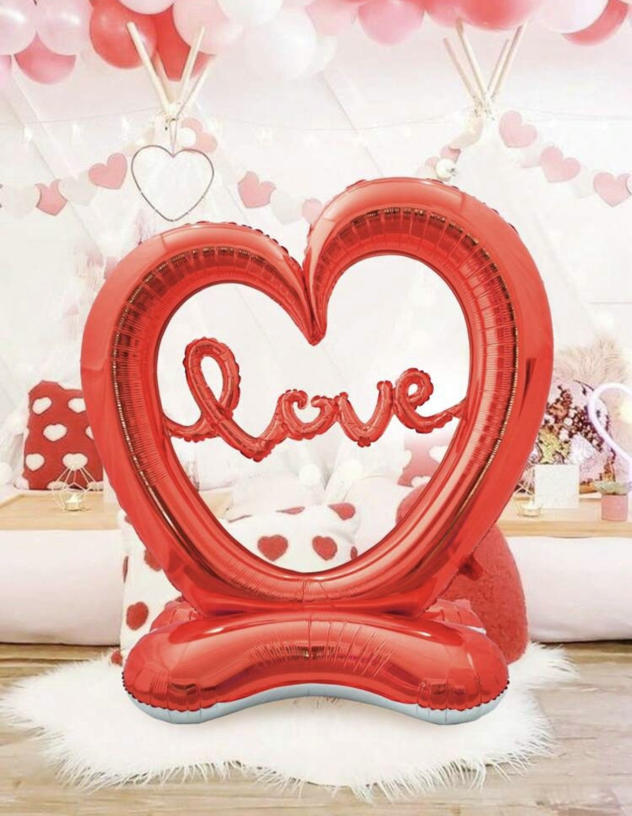 Giant valentines foil balloons